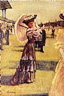 Marguerite Rousseau At The Races painting